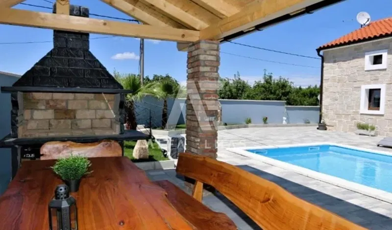 Dobrinj, surroundings, renovated semi-detached stone house with swimming pool!! ID 478 – 3