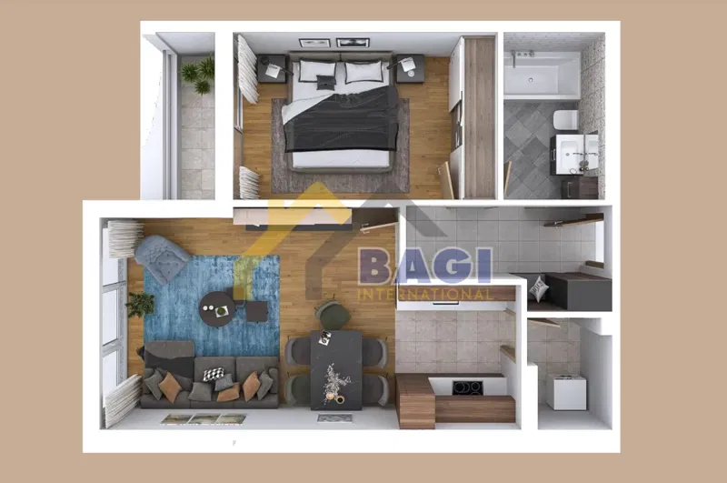 Flat/apartment Melada (Maslina), Zadar, 62,84m2 – 2