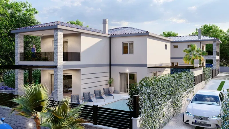 Malinska, bella casa indipendente con piscina, vendita! – 2
