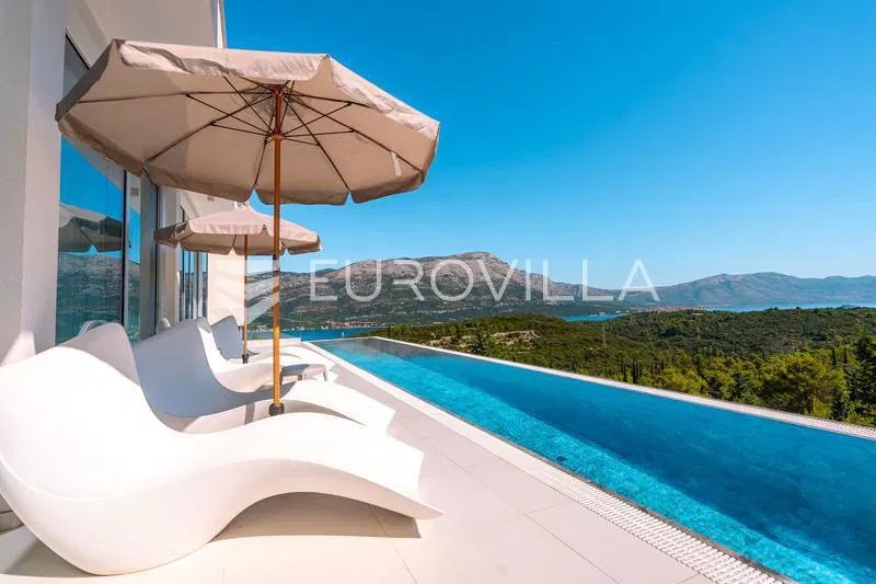 Korcula, luxurious family villa with open sea view – 2