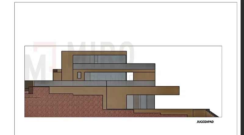 Opatija, Ičići, land with building permit and project for a modern house – 3