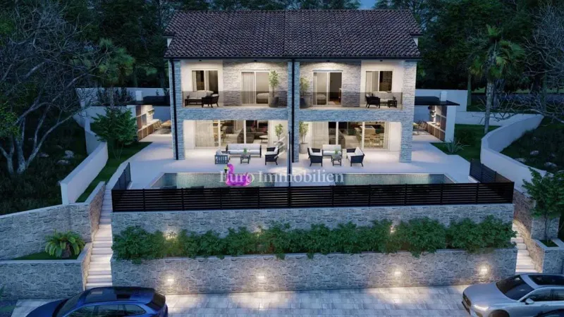 Malinska, house with sea view in a quiet location – 2