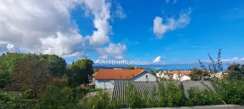 Building plot with partial sea view, near Malinska – 3