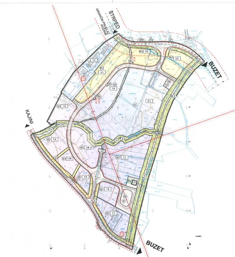 Земля Buzet, 16.943m2 – 2