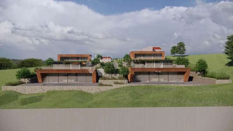 PROGETTO CON PERMESSO DI COSTRUZIONE PER LA COSTRUZIONE DI 4 VILLE – 3