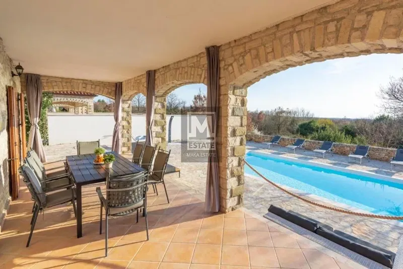 Vodnjan, villa rustica in pietra con piscina e vista mare! – 3