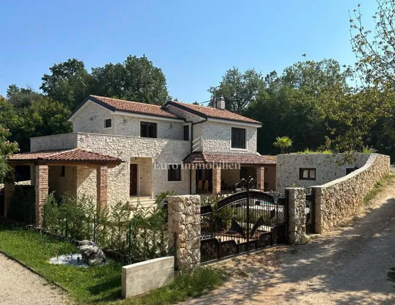 Island of Krk, stone house with a pool, near the sea – 2