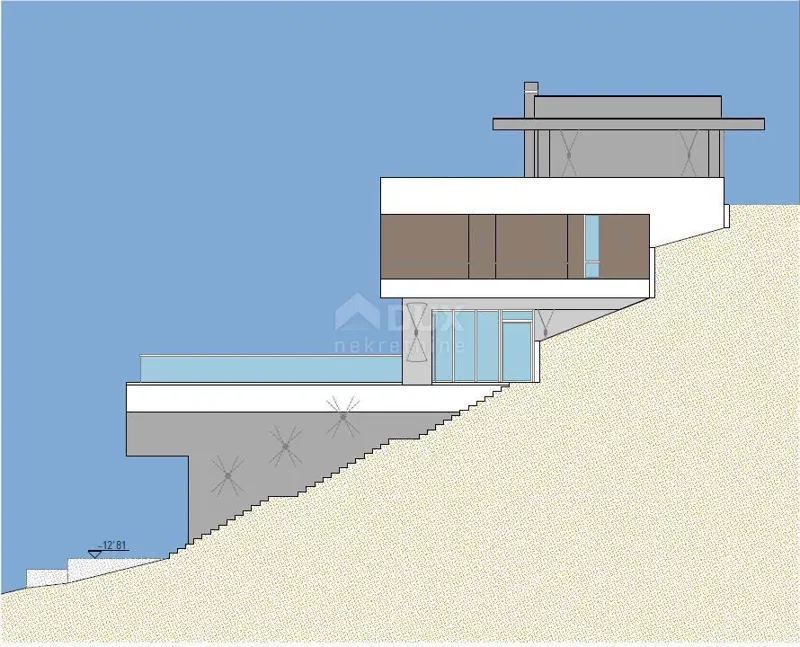 OPATIJA, IČIĆI - terreno per una villa con permesso di costruire 300m2 vicino alla spiaggia e Opatija – 3