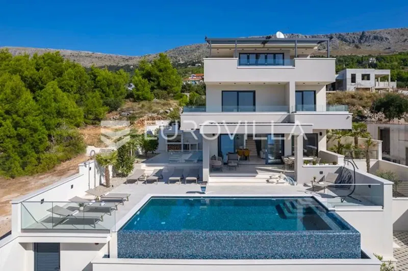 Split, Podstrana elegant luxury villa with panoramic sea view – 3