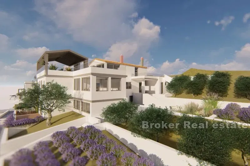 Una villa in costruzione con vista mare – 3