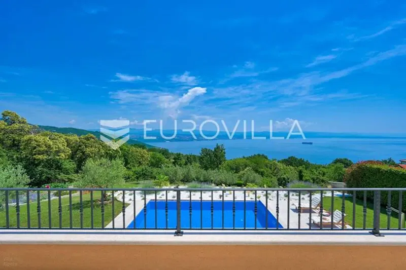 Lovran, Opatija, villa with pool, garden, on unique location – 2