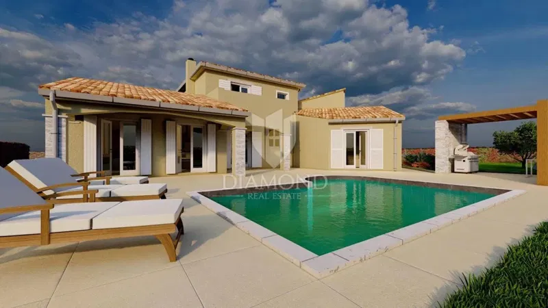 Kastel! Detached house with a swimming pool and a large garden under construction! – 2