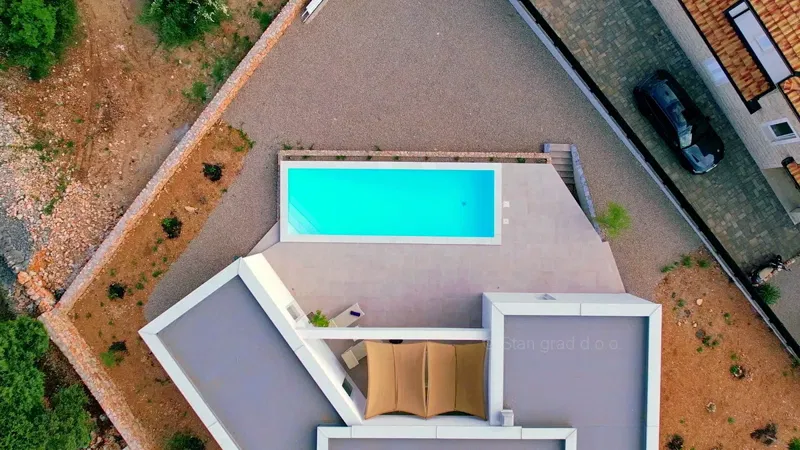 Città di Krk, dintorni, moderna casa indipendente con vista mare! – 2