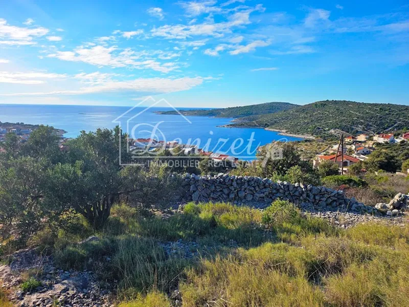 Rogoznica area, building plot of 805 m2 with a panoramic sea view – 2