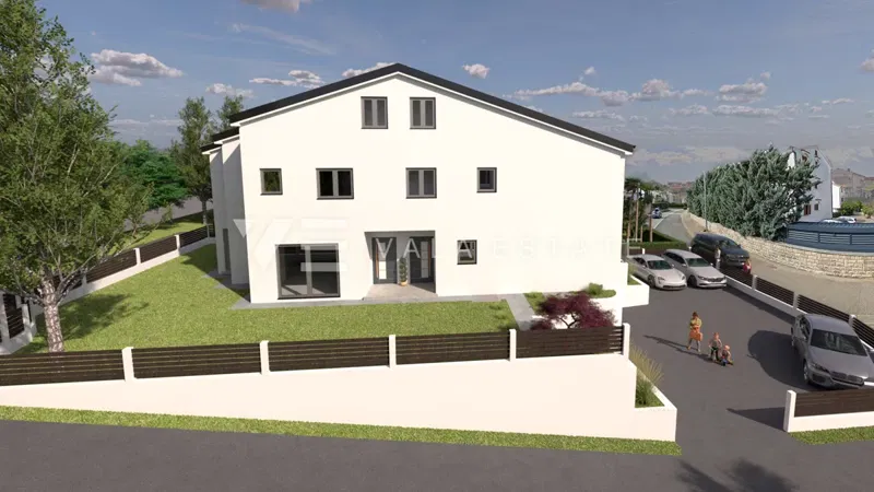 NEW DOUBLE HOUSE NEAR THE BEACH AND THE CENTER OF MALINSKA – 2