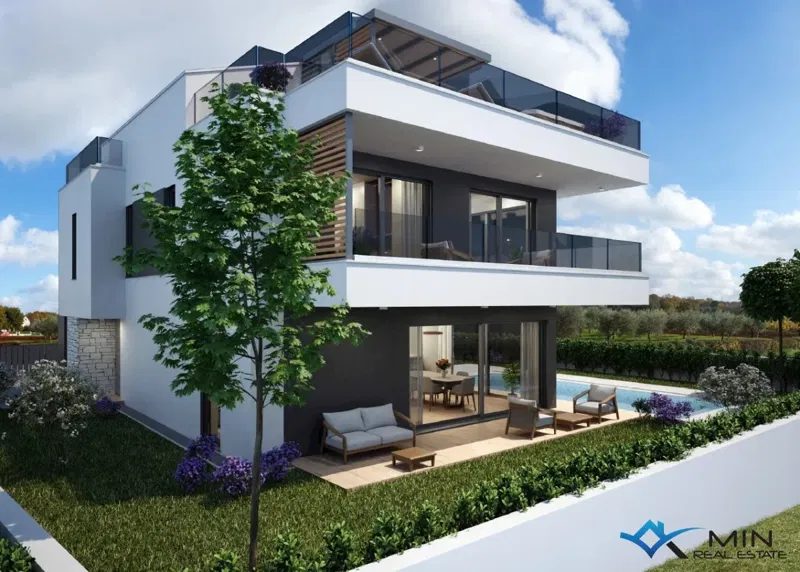Villa con terrazza sul tetto e piscina nelle vicinanze di Parenzo – 3