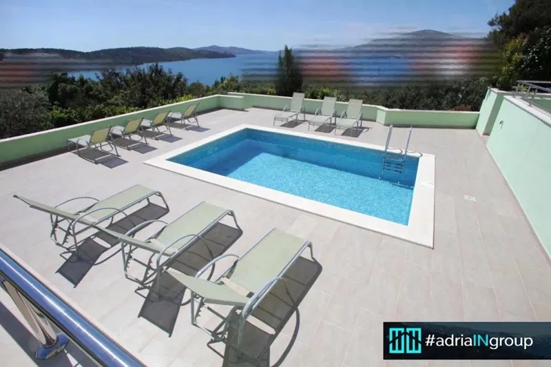 Okrug Gornji, BUILDING (mini hotel) WITH 6 TWO-ROOM APARTMENTS / SWIMMING POOL - video / READ DESCRIPTION – 3