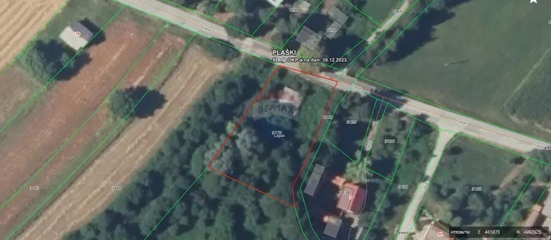 Terreno edificabile Lapat, Plaški, 1.776m2 – 2
