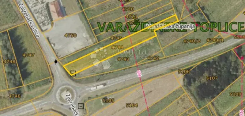 Działka Boričevec Toplički, Varaždinske Toplice, 17.221m2