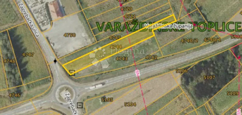 Pozemek Boričevec Toplički, Varaždinske Toplice, 17.221m2