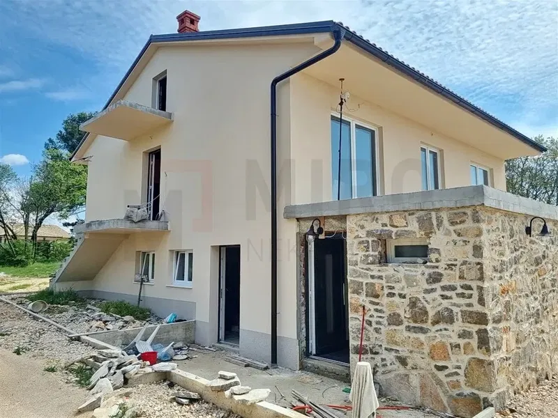 Krk, surroundings, detached house under construction with a swimming pool and a large garden, FOR SALE! – 3