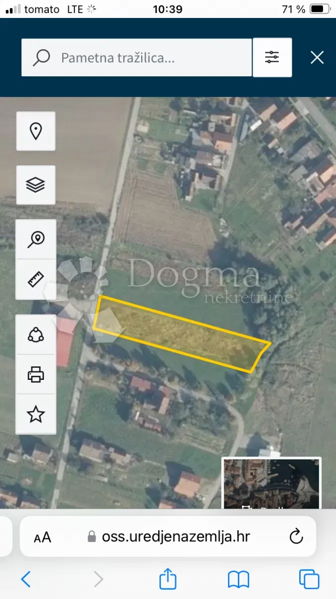 Działka Jakšić, 2.465m2