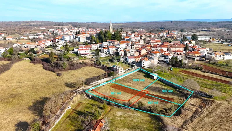 ISTRIA, ŽMINJ - Building plot in town centre 867m2 – 2