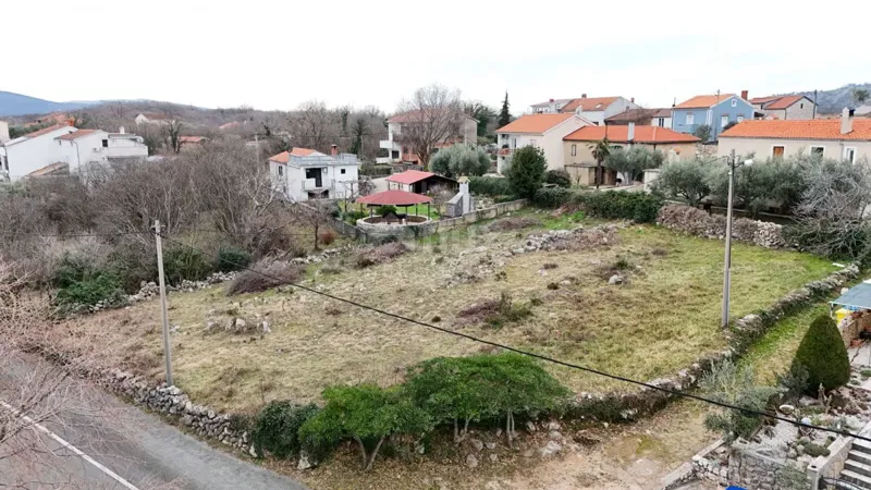 ISOLA DI KRK, RISIKA - Terreno edificabile con vista sul mare aperto – 3