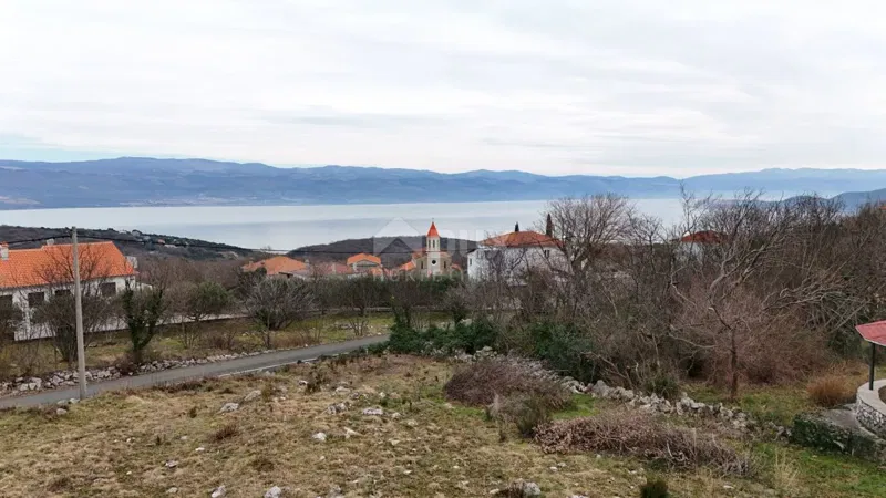 ISOLA DI KRK, RISIKA - Terreno edificabile con vista sul mare aperto – 2