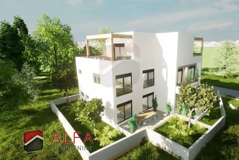 Croazia, Vodice, Srima, nuova casa bifamiliare in vendita, vicino al mare, vista mare – 2