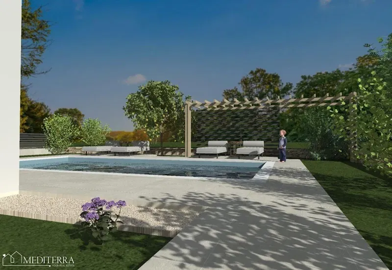 Moderna casa duplex con terrazza sul tetto e vista mare Cittanova, Istria – 2