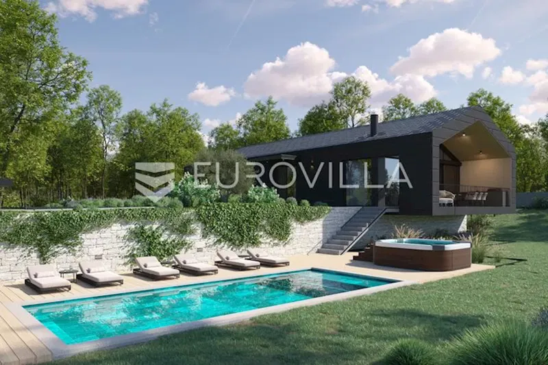 Istria, Kuhari, modern home on 2,766m2 of land - "Turnkey" system – 2