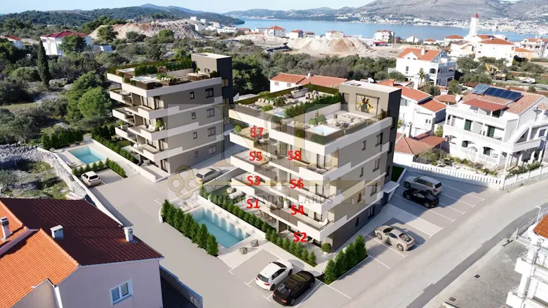 New apartment on the first floor, S3, swimming pool, elevator, Okrug Gornji – 2