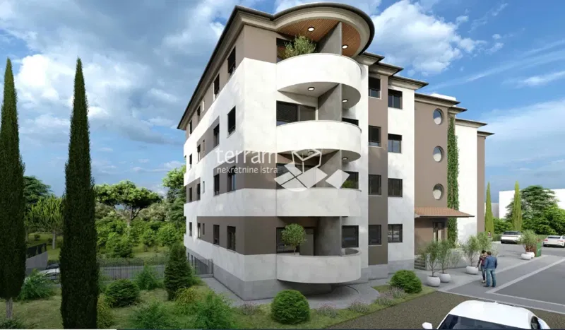 Istria, Pula, center, apartment 80.98m2, 2 bedrooms, elevator, NEW!! #sale – 2