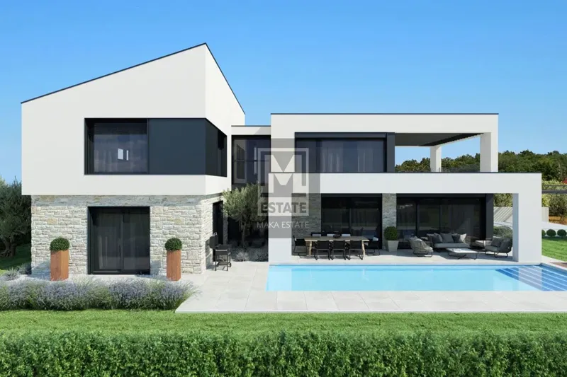 Poreč, surroundings, luxurious modern villa with panoramic sea view! – 2