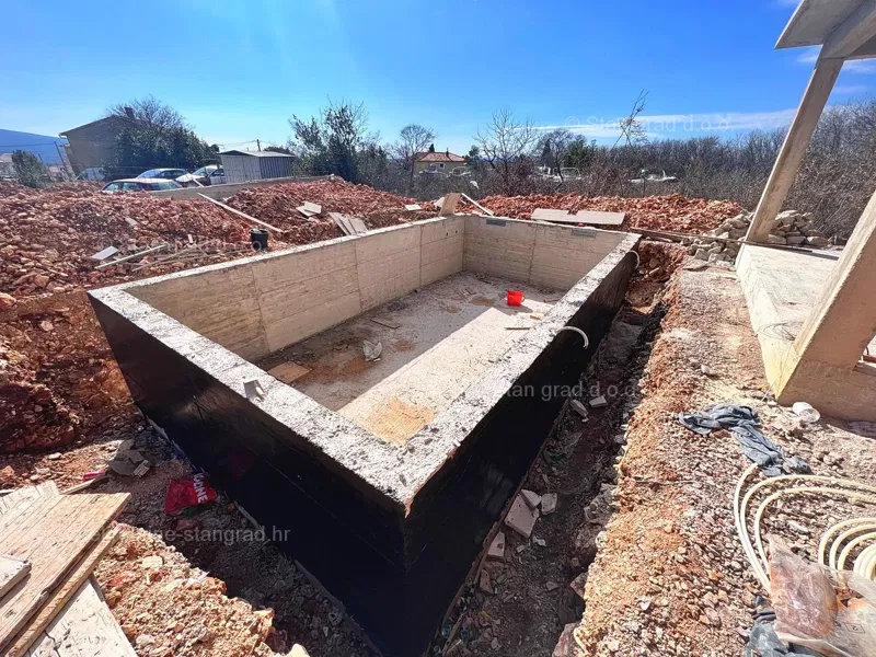 Vrbnik area, new house under construction for sale in a quiet location! – 2