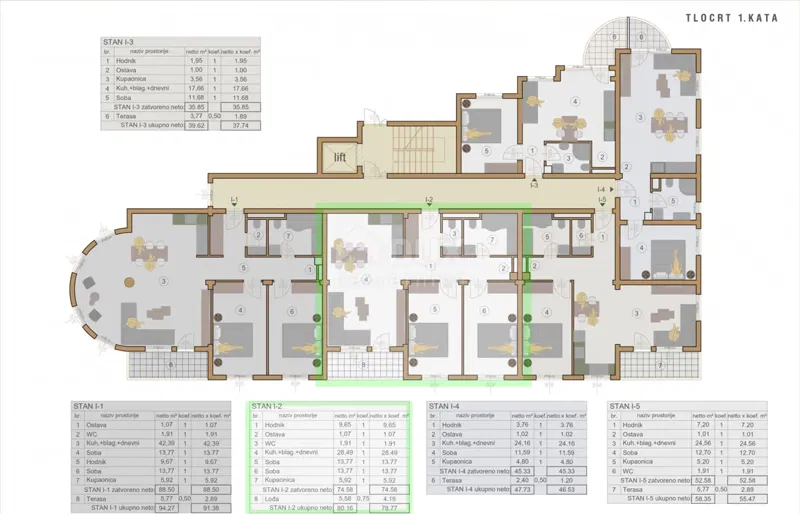ISTRIA, PULA - 2BR+DB apartment on the 1st floor of a new building – 2