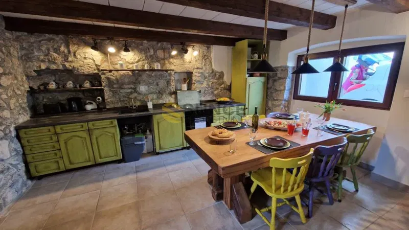 THE ISLAND OF KRK, a beautifully decorated stone house with a roof terrace and a view of the sea! – 2
