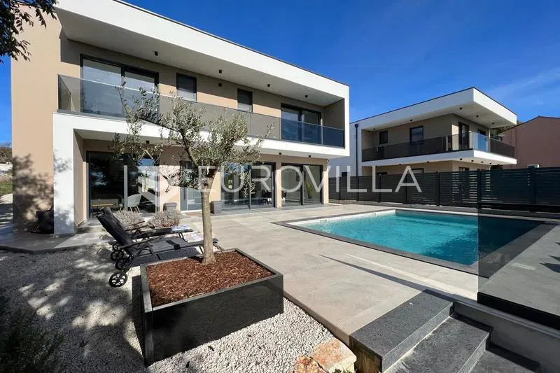 Istria, Smoljanci, a modern, newly built villa with a pool and sea view – 2