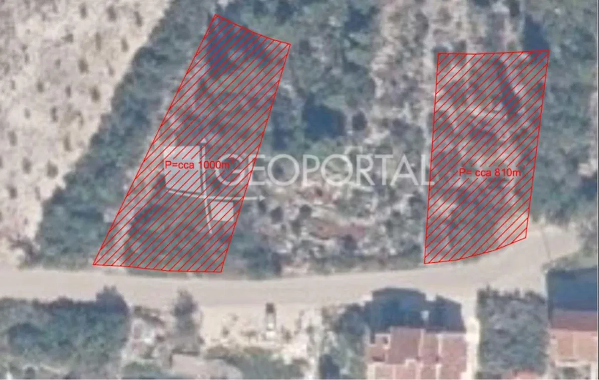 BLACE, SLIVNO-zemljište 1901 m2 s pogledom na more