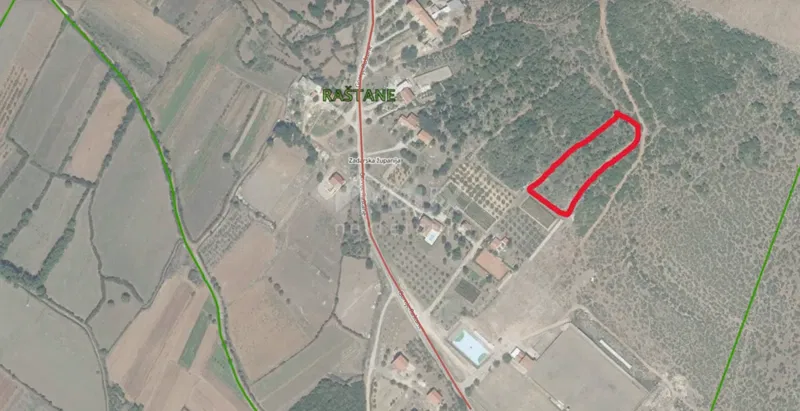 DALMATIA, RAŠTANE - Terreno in affitto! – 2