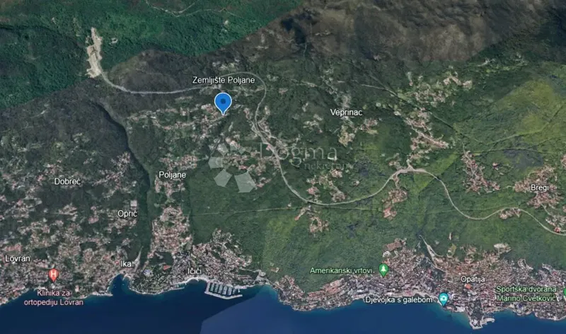 Terreno Poljane, Opatija 2.700m2 – 2