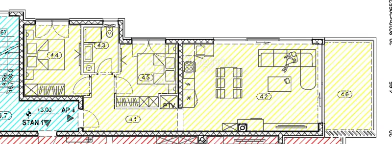 Opatija, New construction with sea view, 2S+DB – 2