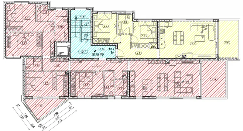 Allogio Opatija, 156,85m2 – 2