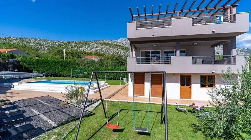 Omiš, inland - four bedroom villa with pool and sauna – 2