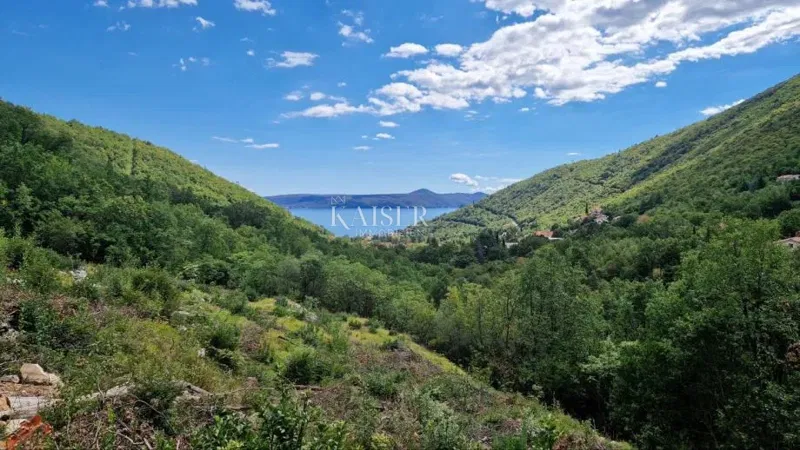 Mošćenička Draga - terreno con vista mare, 1.215 m2 – 2