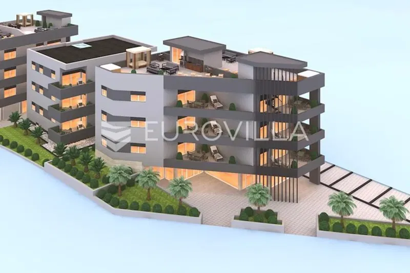 Zadar, Sukošan, two-story apartment with a roof terrace and a view of the sea – 2