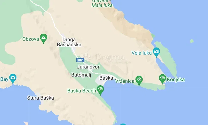 Terreno Jurandvor, Baška, 1.719m2 – 3