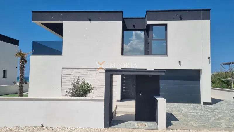 Wonderful house with pool, new building, 110 m from the sea, Privlaka – 2