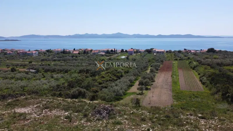 Building plot with a beautiful view of the sea, 1066 m2, Diklo – 2